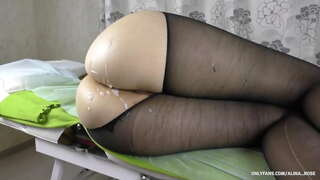 Fucked qattiq mushuk qadam Pantyhose ichida opa