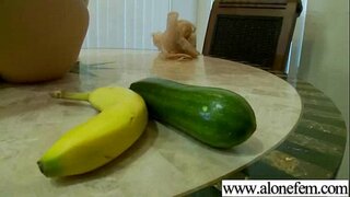 Cute Teen Amaterski, Igral Z Dildos vid-14